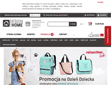 Tablet Screenshot of designforhome.redcart.pl
